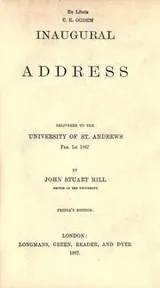 Cover of Inaugural Address