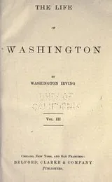 Cover of The life of Washington