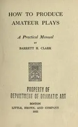 Cover of How to produce amateur plays