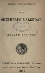 Cover of The shepheardes calender