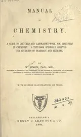 Cover of Manual of chemistry