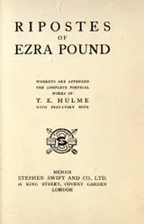 Cover of Ripostes of Ezra Pound