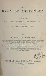 Cover of The dawn of astronomy