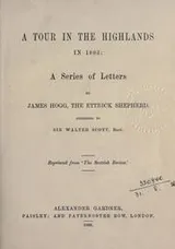 Cover of A Tour in the Highlands in 1803