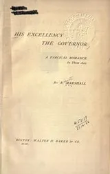 Cover of His Excellency the governor