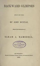 Cover of Backward glimpses