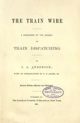 Cover of The train wire
