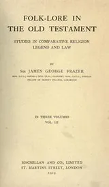 Cover of Folk-lore in the Old Testament