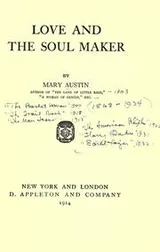 Cover of Love and the soul maker