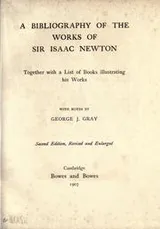 Cover of A Bibliography of the Works of Sir Isaac Newton