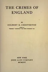 Cover of The Crimes of England