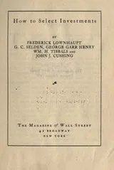 Cover of How to select investments