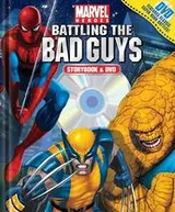 Cover of Marvel Heroes Battling the Bad Guys Book and DVD
