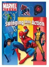 Cover of Marvel Heroes Swinging into Action
