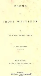 Cover of Poems and prose writings