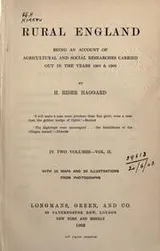 Cover of Rural England