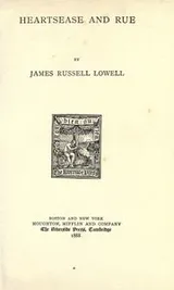 Cover of Heartsease and rue