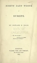 Cover of Ninety days' worth of Europe