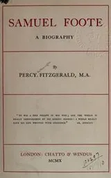 Cover of Samuel Foote, a biography