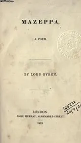 Cover of Mazeppa