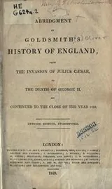 Cover of A history of England in a series of letters from a nobleman to his son