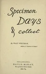 Cover of Specimen days & Collect