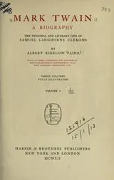 Cover of Mark Twain, a Biography