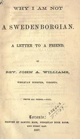 Cover of Why I am not a Swedenborgian