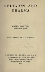 Cover of Religion and Dharma