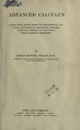 Cover of Advanced calculus