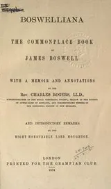 Cover of Boswelliana