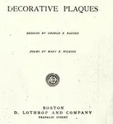 Cover of Decorative plaques