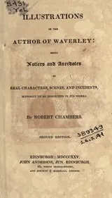 Cover of Illustrations of the author of Waverley