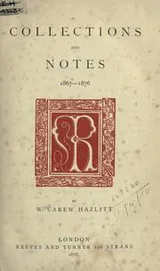 Cover of Collections and notes, 1867-1876