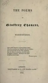 Cover of The poems of Geoffrey Chaucer modernized