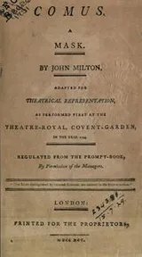 Cover of Comus