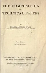 Cover of The composition of technical papers
