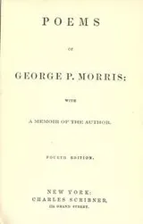 Cover of Poems of George P. Morris