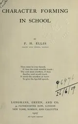 Cover of Character forming in school