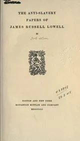 Cover of Anti-slavery papers