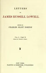 Cover of Letters of James Russell Lowell