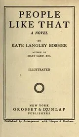 Cover of People like that