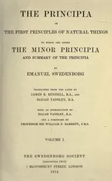 Cover of The principia, or The first principles of natural things..