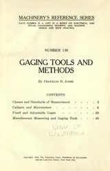 Cover of Gaging tools and methods