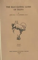 Cover of The man-eating lions of Tsavo