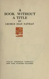 Cover of A book without a title