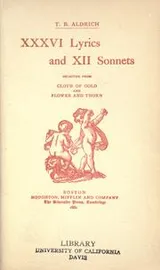 Cover of XXXVI lyrics and XII sonnets