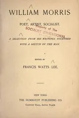 Cover of William Morris, poet, artist, socialist