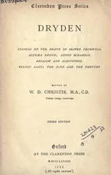 Cover of Stanzas on the death of Oliver Cromwell