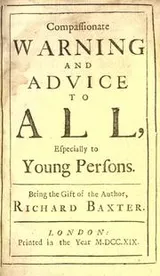 Cover of Compassionate warning and advice to all, especially to young persons